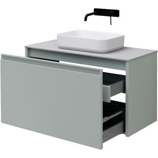 Тумба под раковину Allen Brau Fantasy 100 1.11004.PWM подвесная Папирус матовый